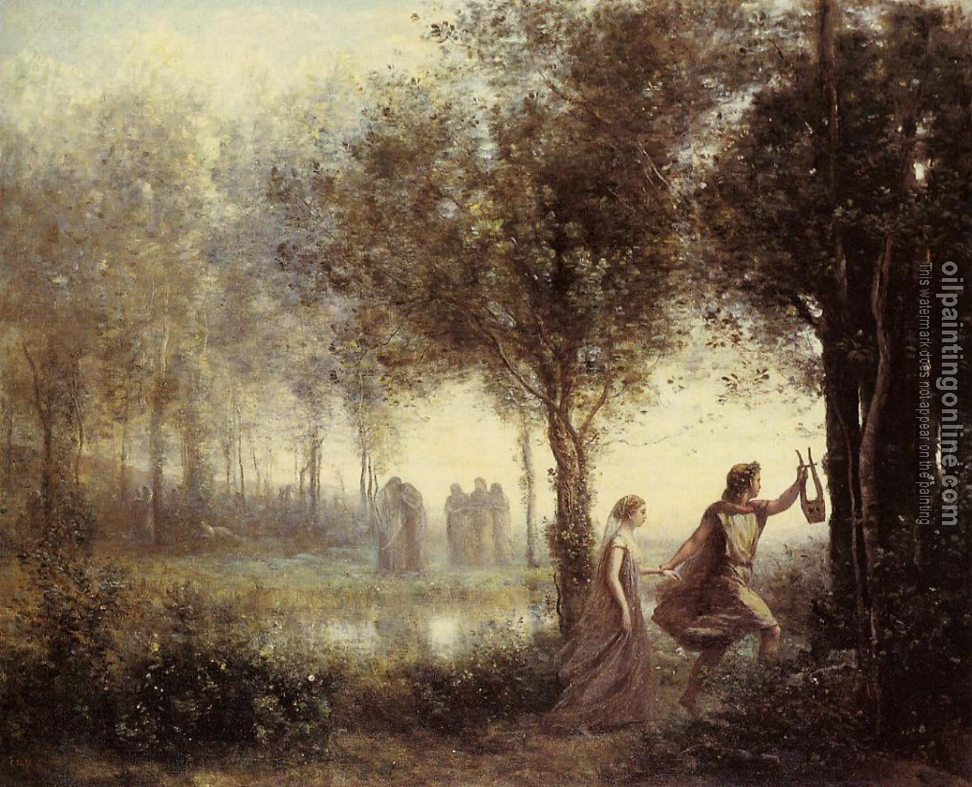 Corot, Jean-Baptiste-Camille - Orpheus Leading Eurydice from the Underworld